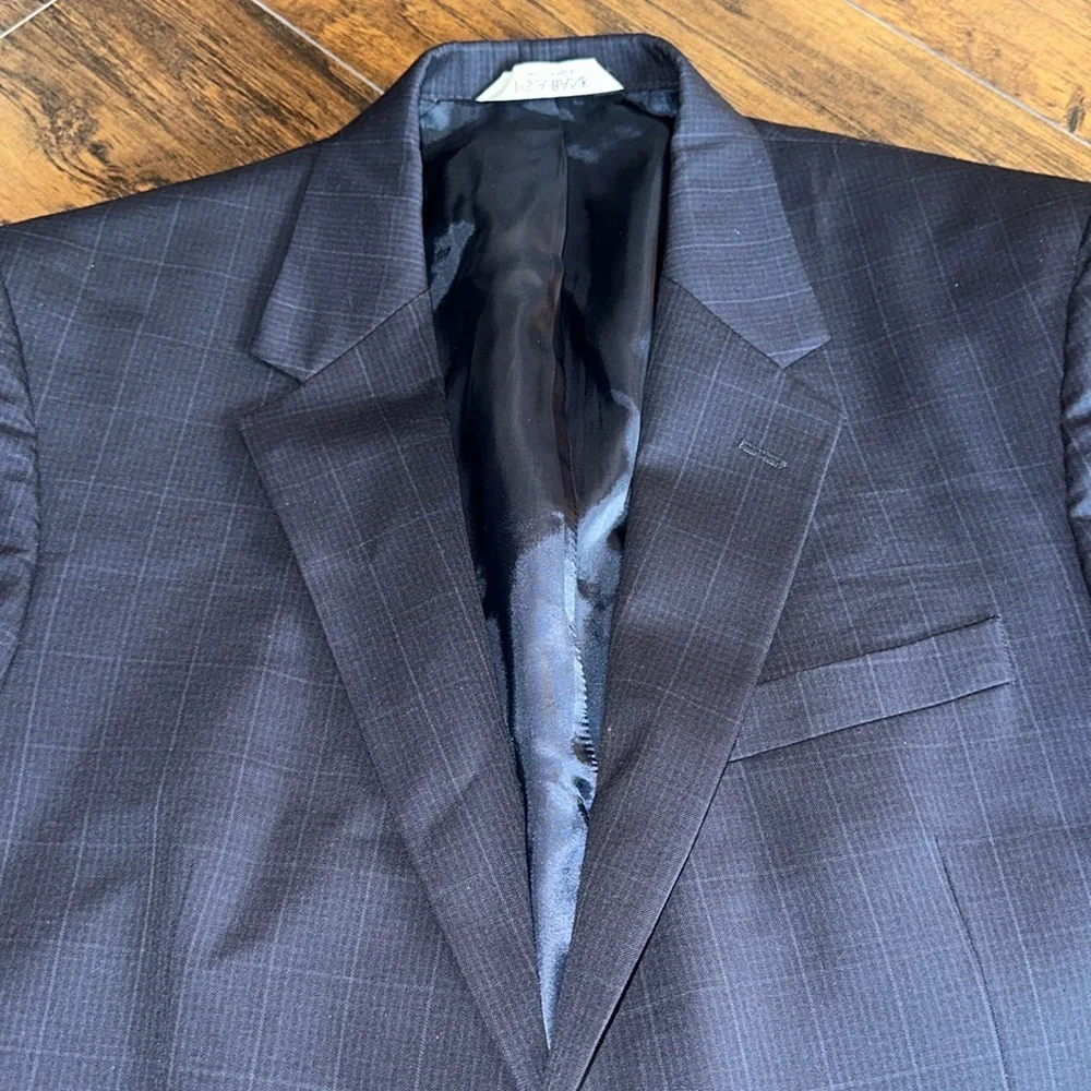 Jos A Bank Vintage Classic Blue Pinstripe Men's Blazer 44L